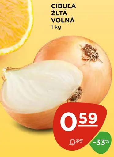 Cibuľa žltá voľná