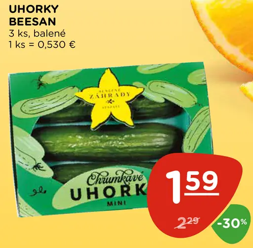 Uhorky BeeSan mini, balené