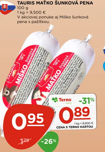 Tauris Maťko šunková pena