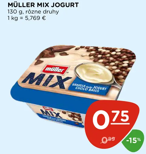 Müller Mix jogurt
