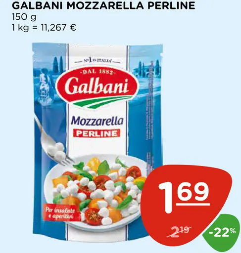 Galbani Mozzarella Perline syr