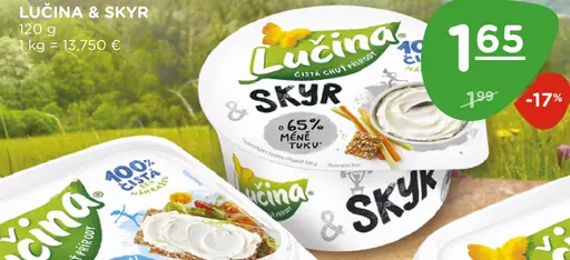 Lučina & Skyr smotanový syr