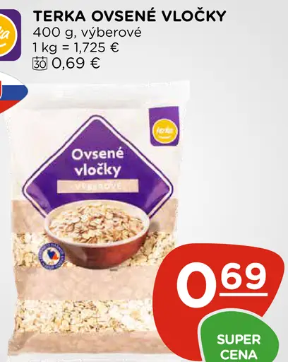 Terka Ovsené vločky výberové