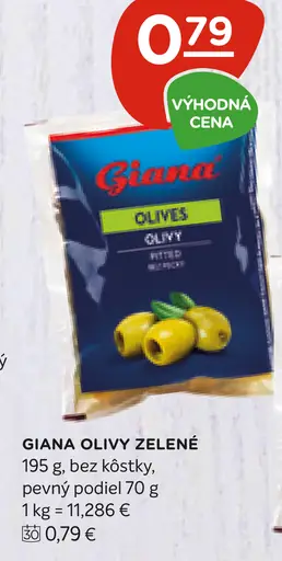 Giana olivy zelené