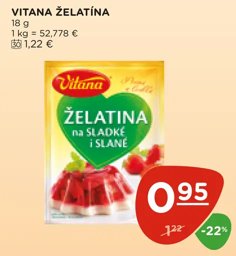 Vitana želatína na sladké i slané