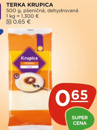 Terka krupica pšeničná dehydrovaná