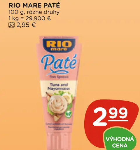 Rio Mare paté tuniak a majonéza