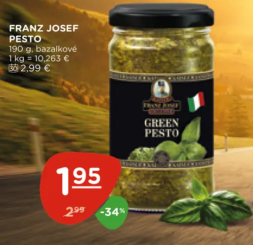 Franz Josef pesto bazalkové