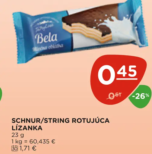 SCHNUR/STRING Rotujúca lízanka