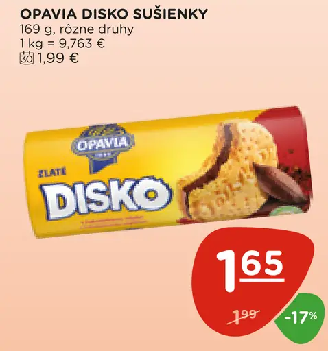 Opavia Disko sušienky
