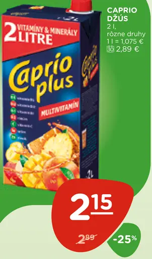 Caprio džús multivitamín