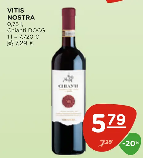 Vitis Nostra Chianti DOCG víno