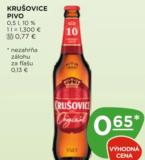 Krušovice pivo