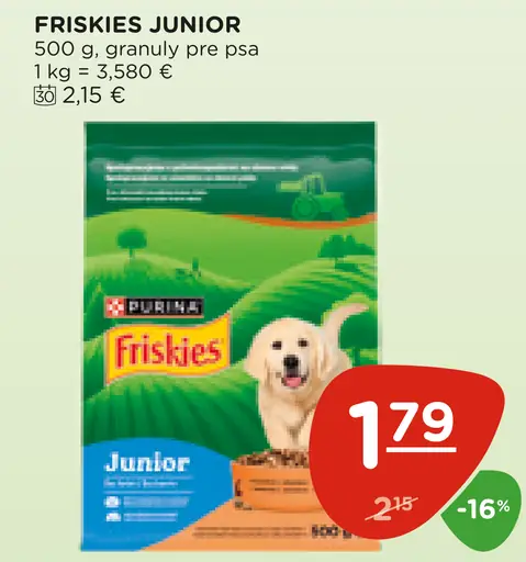 Purina Friskies Junior granuly pre psa