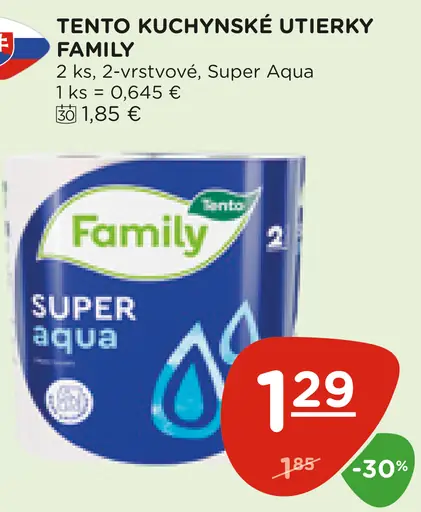 Tento Family Super Aqua kuchynské utierky