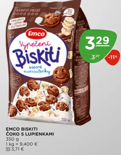 Emco Biskiti čoko s lupienkami