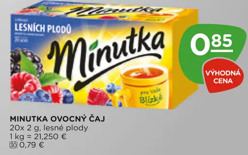 Minutka ovocný čaj lesné plody