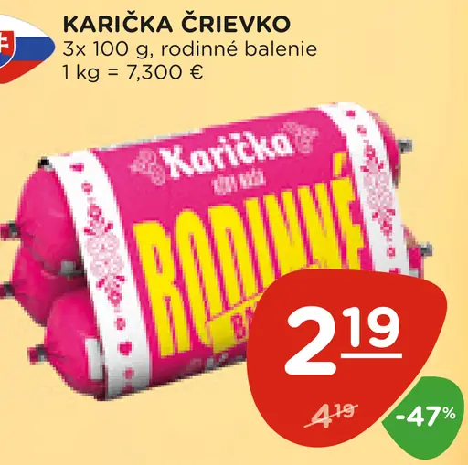 Karička črievko