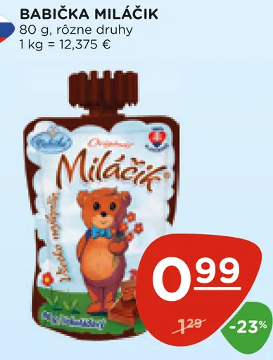 Babička Miláčik tvarohový dezert