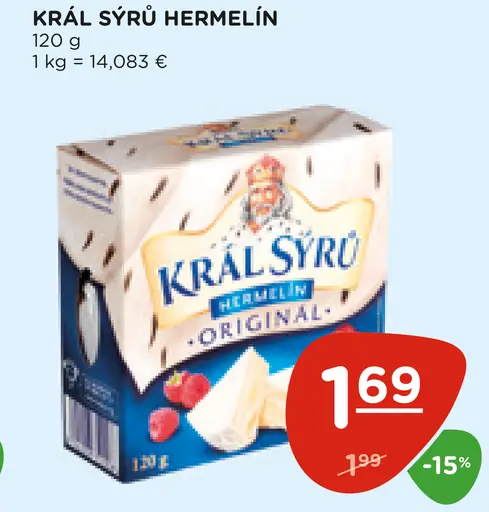 Kráľ sýru hermelín