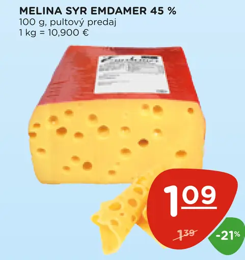 Melina syr Emdaer 45 %