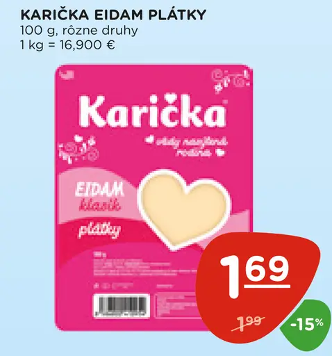 Karička Eidam plátky