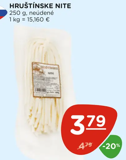 Hruštínske nite neuzené