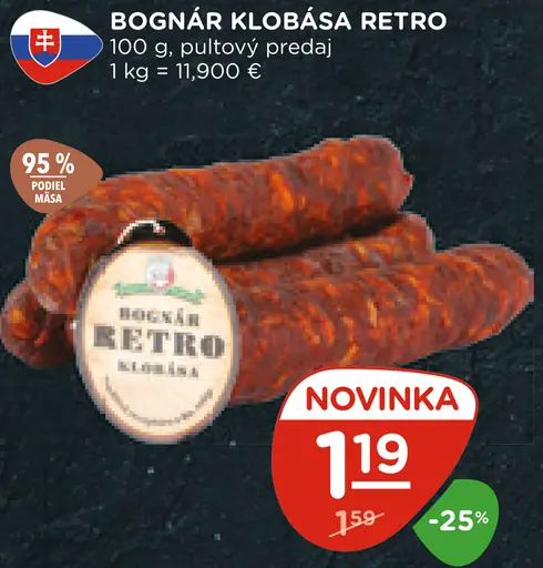 Bognár klobása Retro