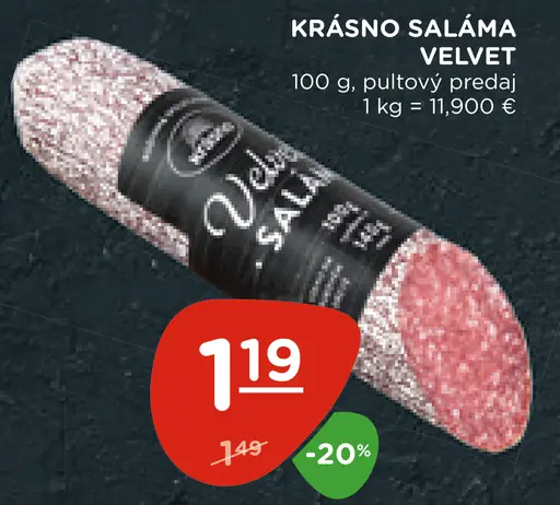 Krásno saláma Velvet