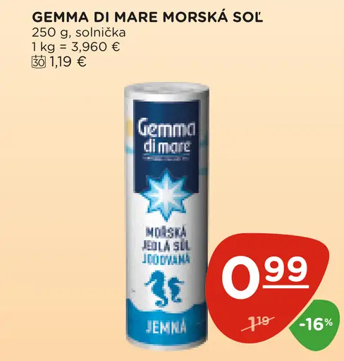 Gemma di Mare morská soľ