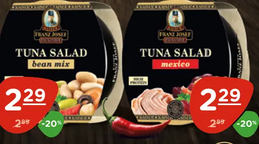 Franz Josef Tuniakový šalát bean mix