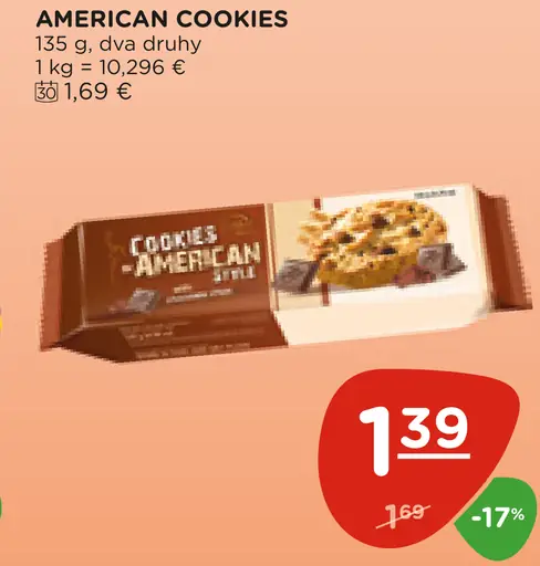American Cookies sušienky