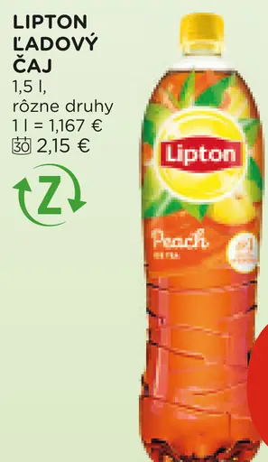 Lipton Ice Tea ľadový čaj s príchuťou broskyne