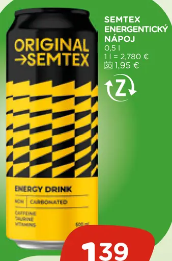Semtex Energetický Nápoj