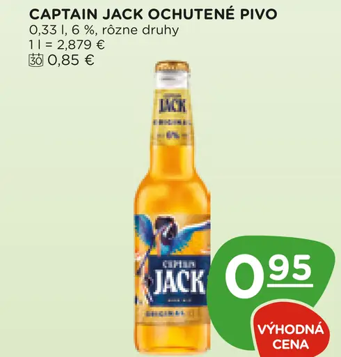 Captain Jack pivo plechovka