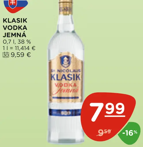 Klasik Vodka Jemná