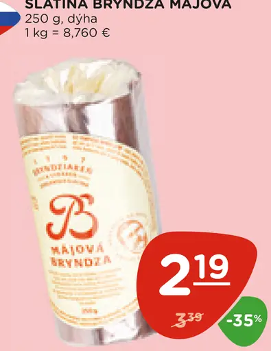 Slatina Bryndza Májová
