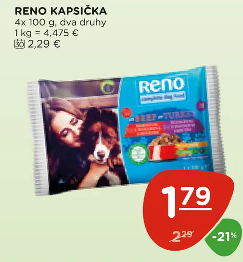 Reno kapsičky pre psy
