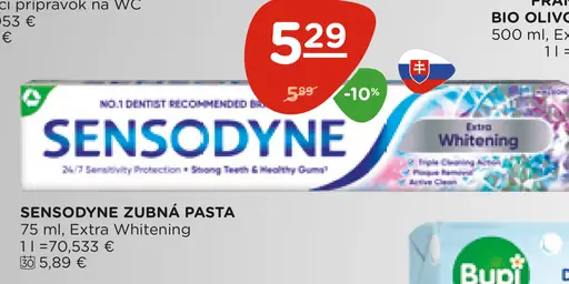 Sensodyne Zubná Pasta Extra Whitening