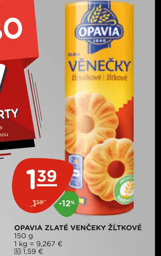 Opavia Zlaté Venčeky žĺtkové
