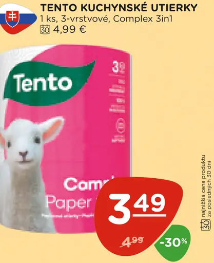 Tento kuchynské utierky 3-vrstvové Complex 3in1