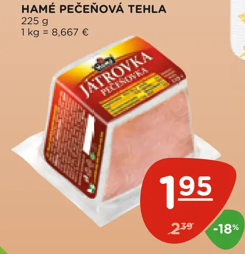 Hamé pečeňová tehla