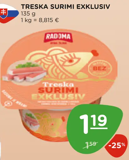 Treska surimi Exklusiv