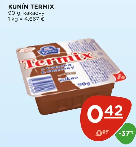 Kunín Termix kakaový dezert
