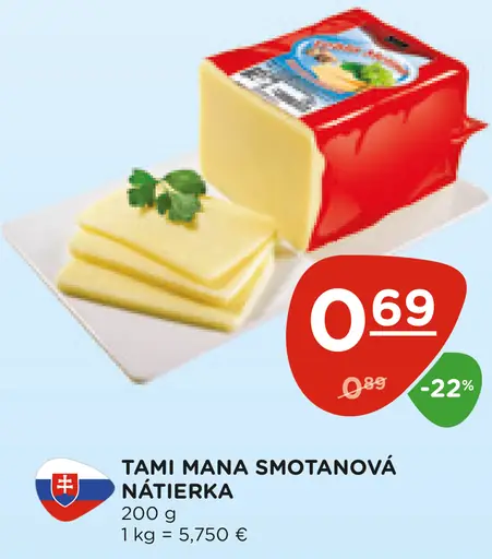 Tami Mana Smotanová nátierka