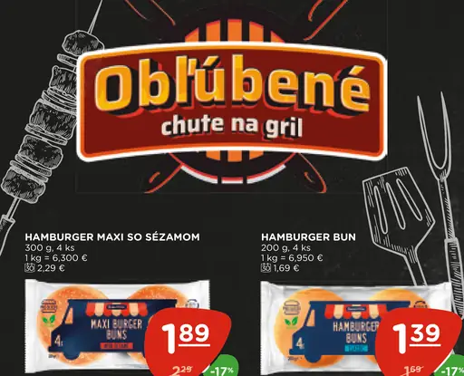 Hamburger maxi so sézamom