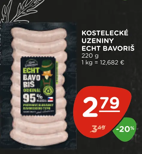 Kostelecké uzeniny Echt Bavoris
