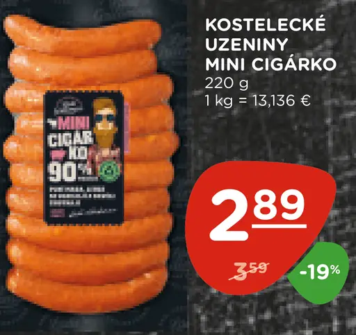 Kostelecké uzeniny Mini cigárko