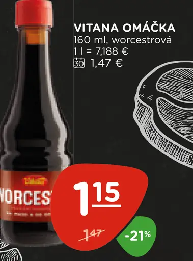 Vitana omáčka worcestrová