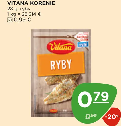 Vitana korenie na ryby